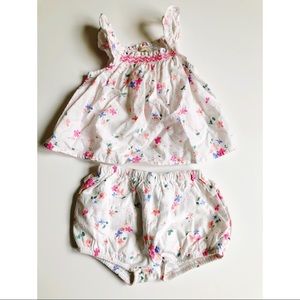 Baby B’Gosh floral summer outfit